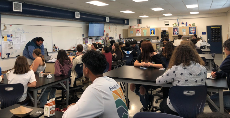 The first meeting of the Medical Club for this school year (Photo By: Asa Richman).